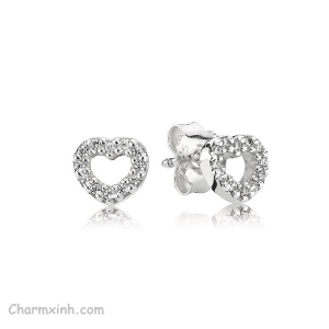 Bông tai Knotted Hearts Stud Earring BT119